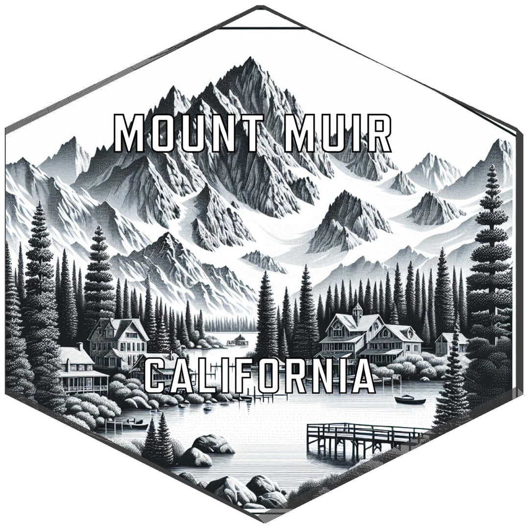 Mount Muir California Travel Destination Souvenir Vinyl Decal Sticker Image 1