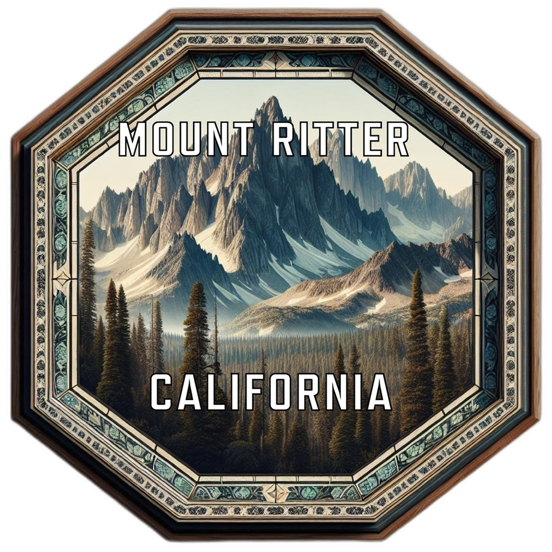 Mount Ritter California Travel Destination Souvenir Vinyl Decal Sticker Image 1