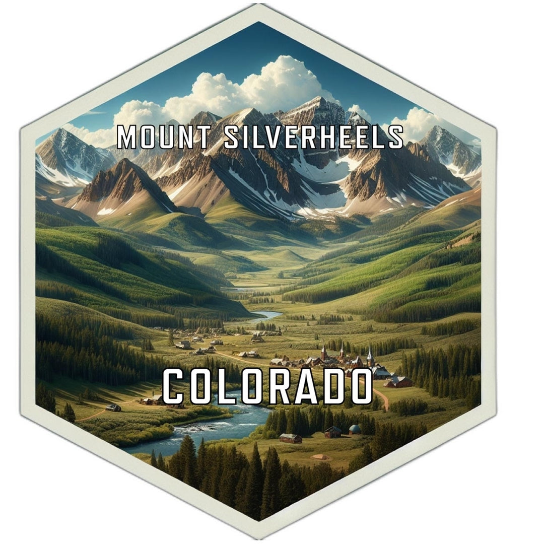 Mount Silverheels Colorado Travel Destination Souvenir Vinyl Decal Sticker Image 1