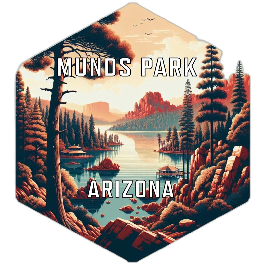 Munds Park Arizona Travel Destination Souvenir Vinyl Decal Sticker Image 1