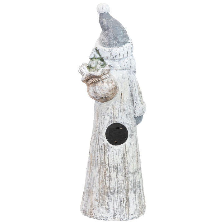 Sunnydaze Rustic Father Christmas Indoor Pre-Lit LED Statue - 27 in Image 9