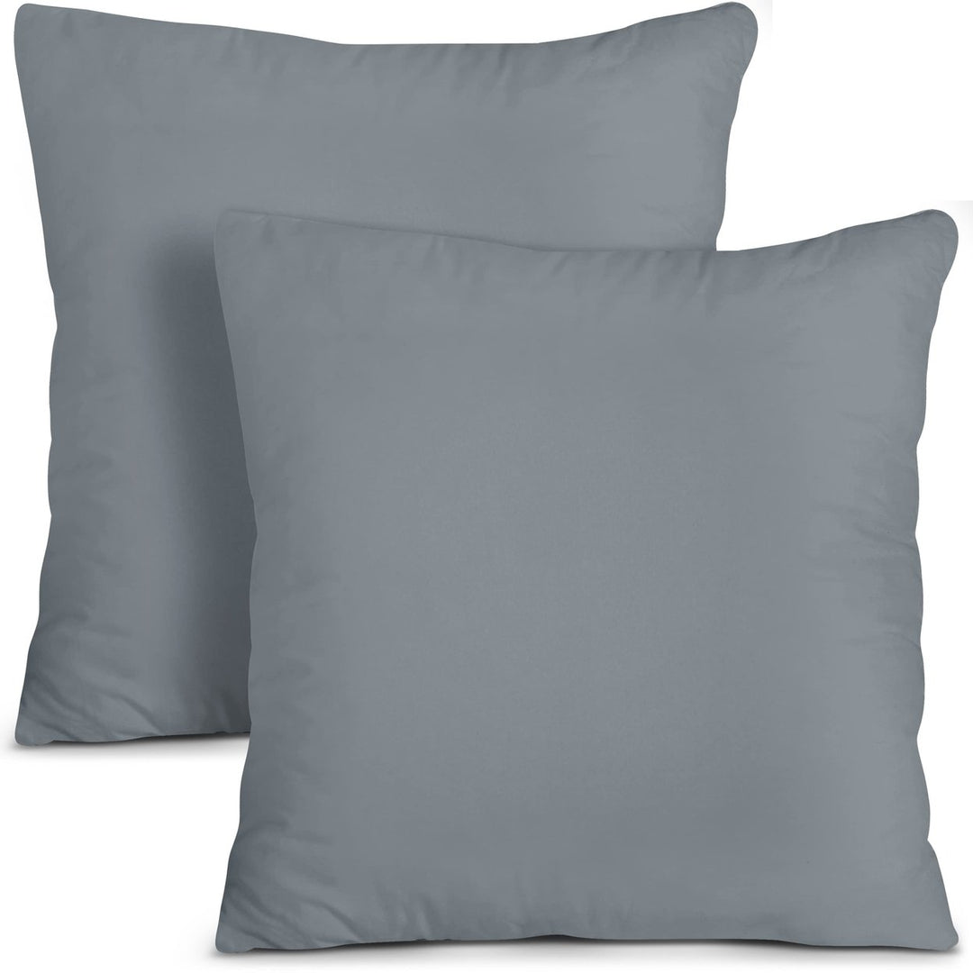 Utopia Bedding Throw Pillows Insert (Pack of 2, White) - 18 x 18 Inches Bed and Couch Pillows - Indoor Decorative Image 3