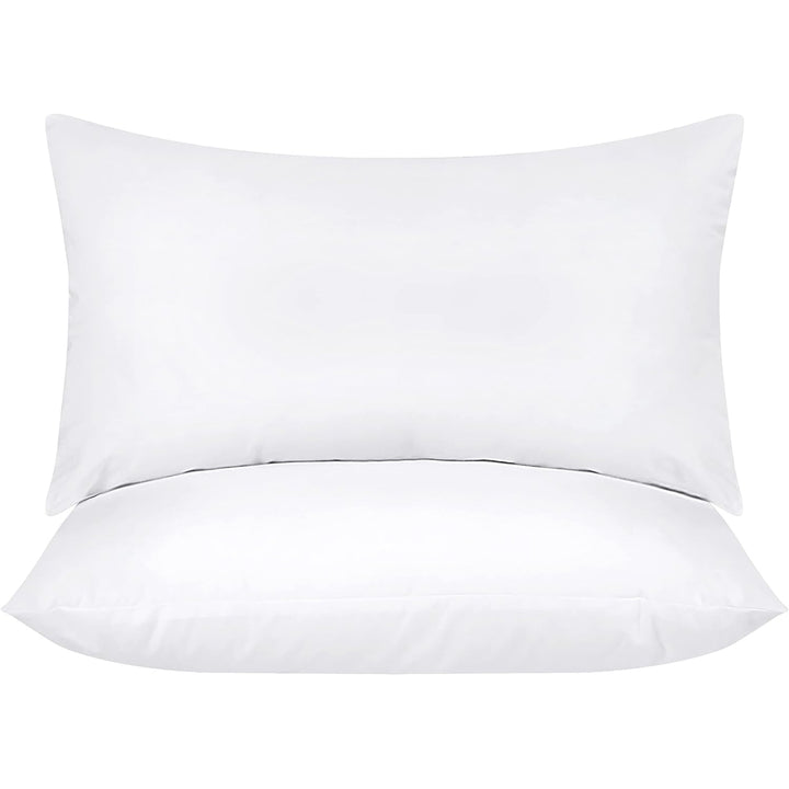 Utopia Bedding Throw Pillows Insert (Pack of 2, White) - 18 x 18 Inches Bed and Couch Pillows - Indoor Decorative Image 4