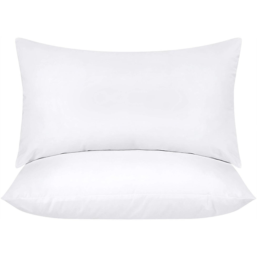 Utopia Bedding Throw Pillows Insert (Pack of 2, White) - 18 x 18 Inches Bed and Couch Pillows - Indoor Decorative Image 5