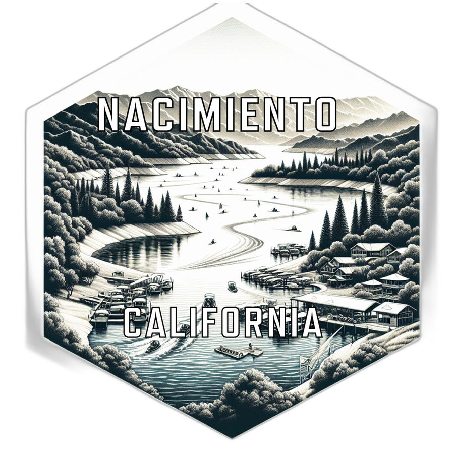 Nacimiento California Travel Destination Souvenir Vinyl Decal Sticker Image 1