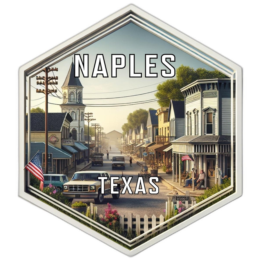 Naples Texas Travel Destination Souvenir Vinyl Decal Sticker Image 1