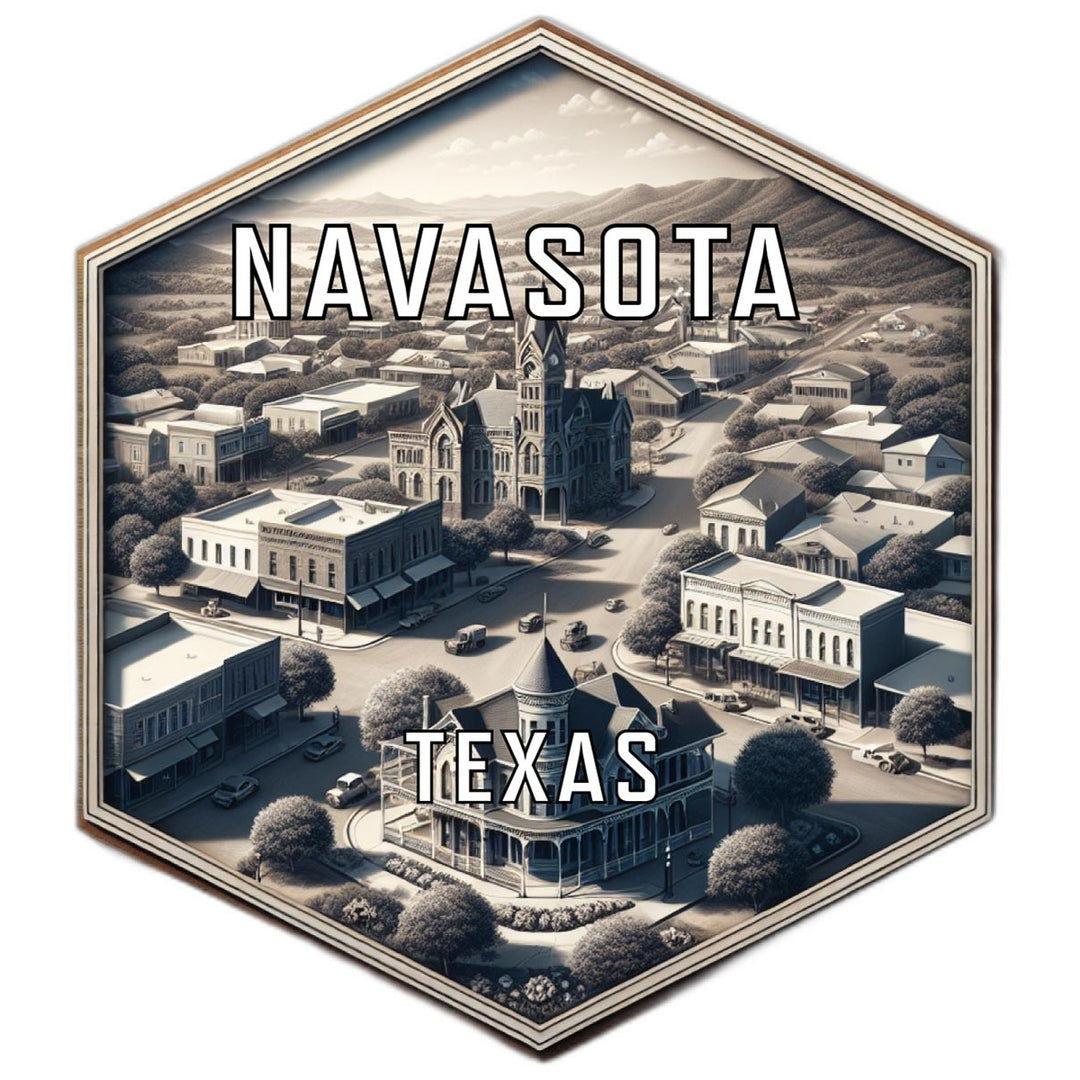 Navasota Texas Travel Destination Souvenir Vinyl Decal Sticker Image 1