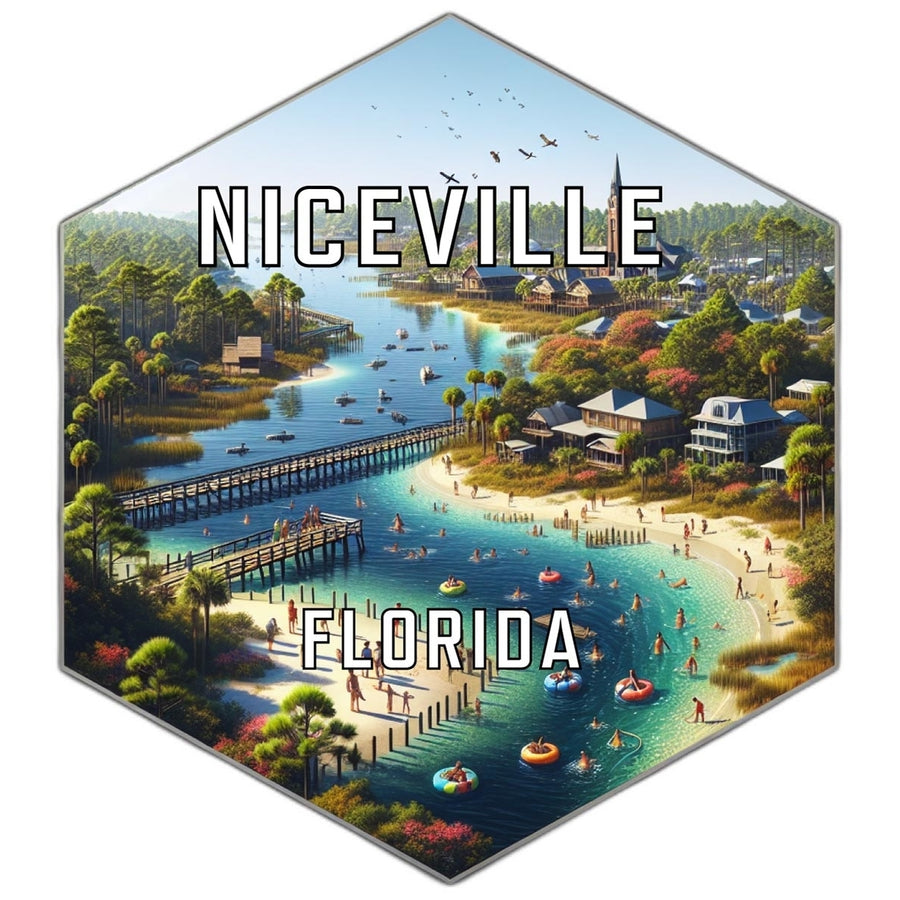 Niceville Florida Travel Destination Souvenir Vinyl Decal Sticker Image 1