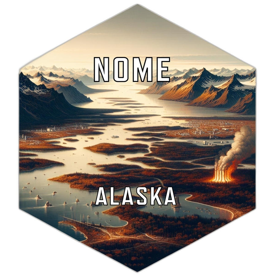 Nome Alaska Travel Destination Souvenir Vinyl Decal Sticker Image 1