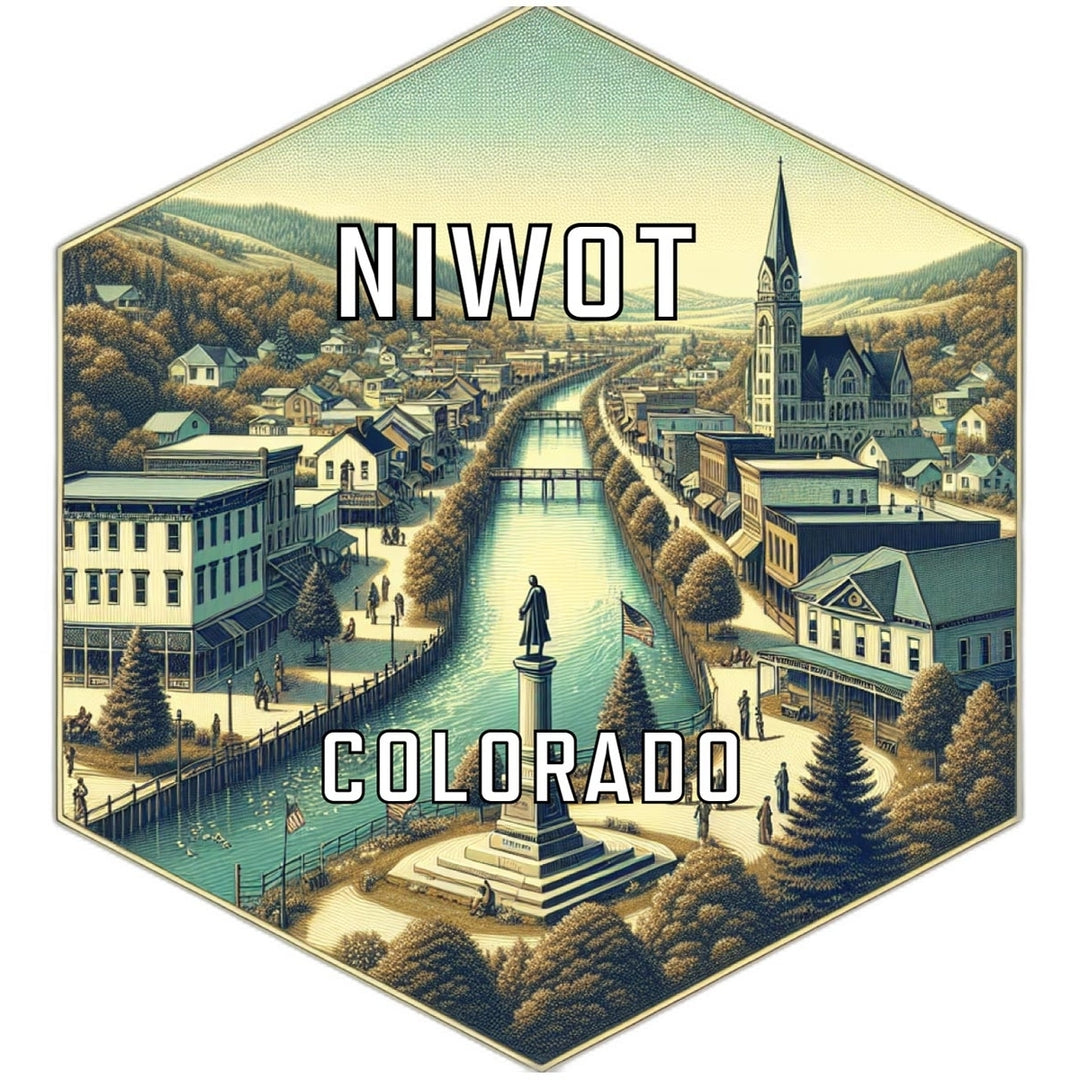 Niwot Colorado Travel Destination Souvenir Vinyl Decal Sticker Image 1