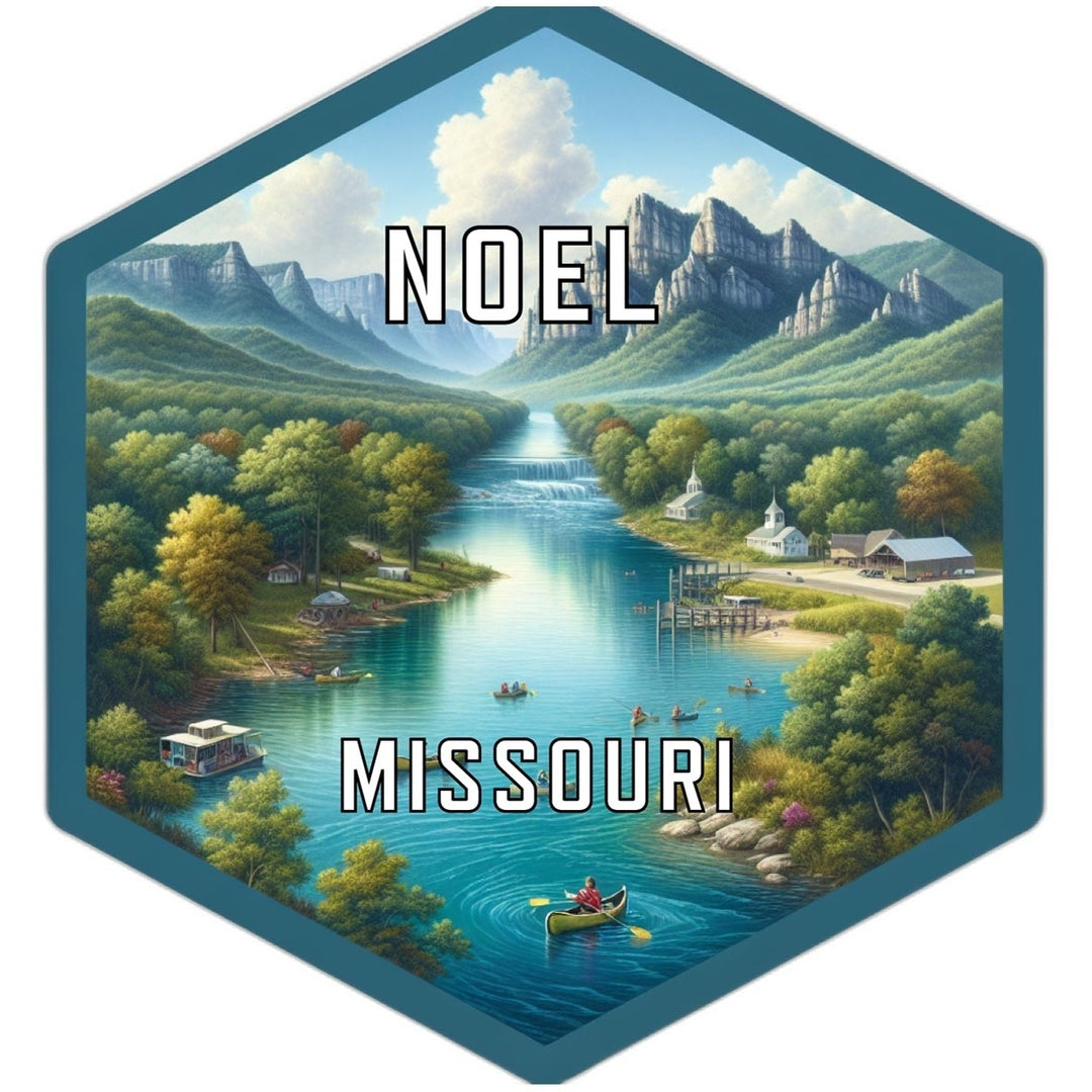 Noel Missouric Travel Destination Souvenir Vinyl Decal Sticker Image 1