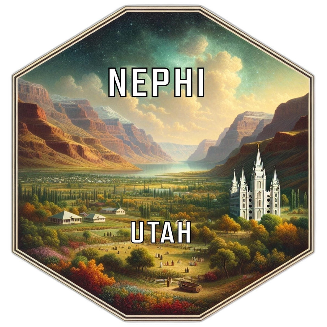 Nephi Utah Travel Destination Souvenir Vinyl Decal Sticker Image 1