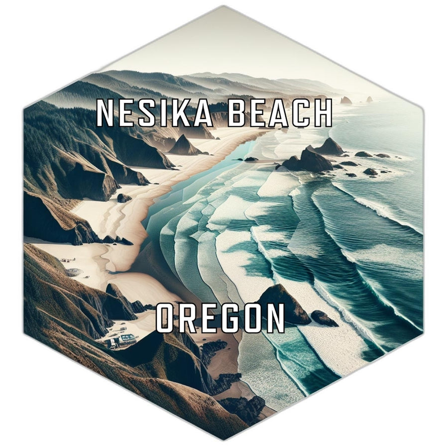 Nesika Beach Oregon Travel Destination Souvenir Vinyl Decal Sticker Image 1