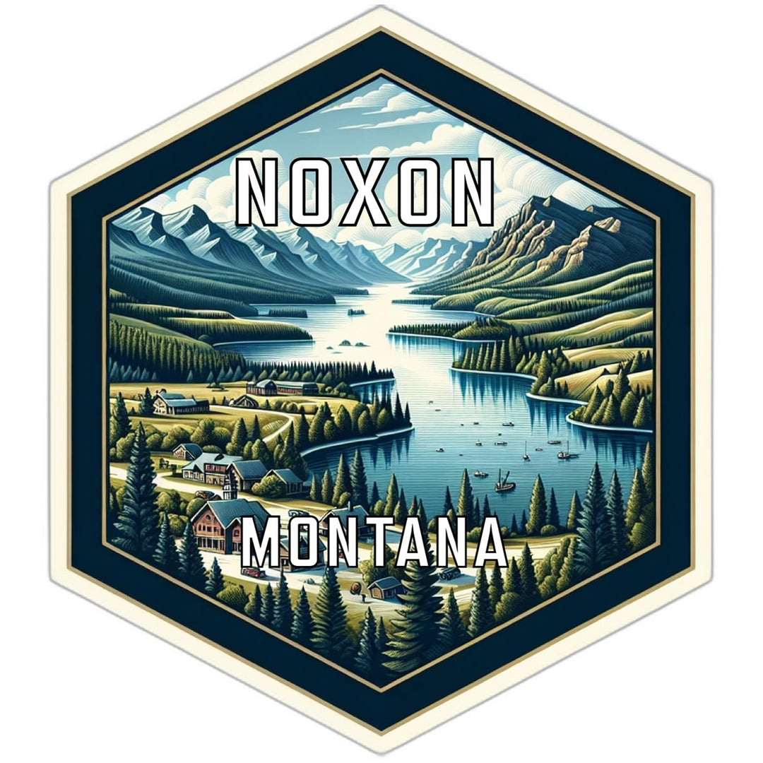 Noxon Montana Travel Destination Souvenir Vinyl Decal Sticker Image 1