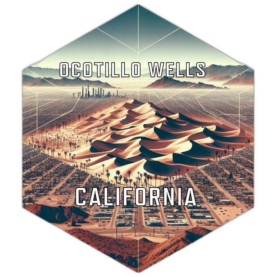 Ocotillo Wells California Travel Destination Souvenir Vinyl Decal Sticker Image 1