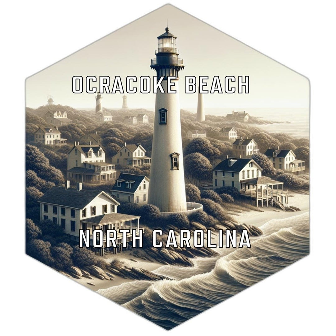 Ocracoke Beach North Carolina Travel Destination Souvenir Vinyl Decal Sticker Image 1