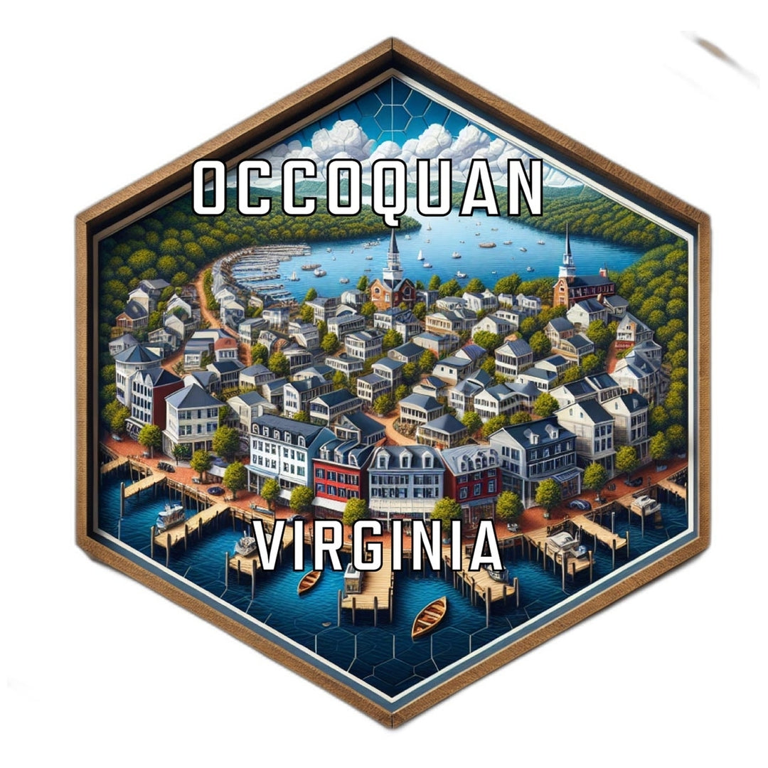 Occoquan Virginia Travel Destination Souvenir Vinyl Decal Sticker Image 1