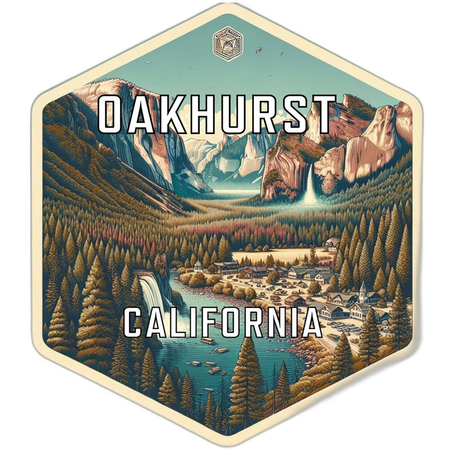 Oakhurst California Travel Destination Souvenir Vinyl Decal Sticker Image 1