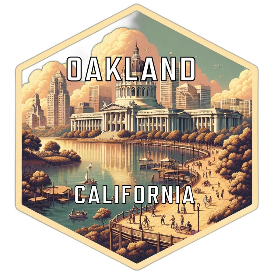 Oakland California Travel Destination Souvenir Vinyl Decal Sticker Image 1