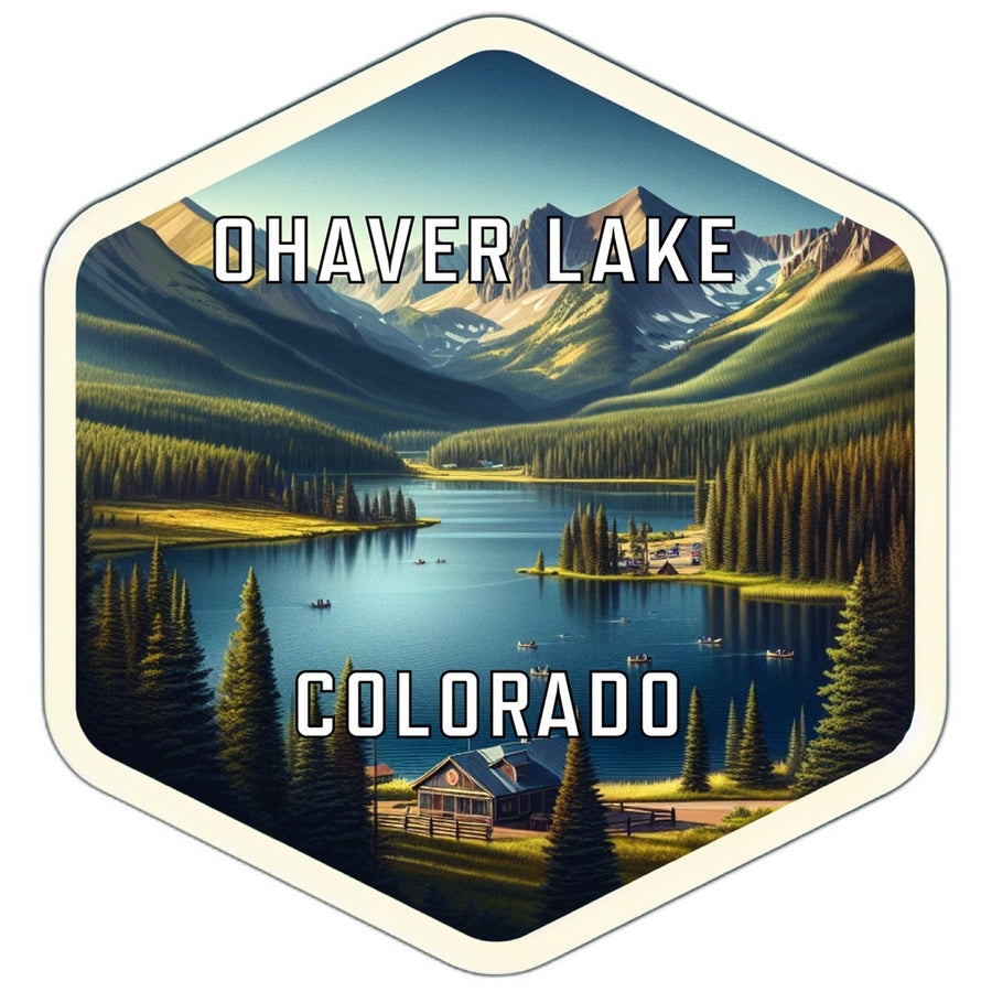 Ohaver Lake Colorado Travel Destination Souvenir Vinyl Decal Sticker Image 1