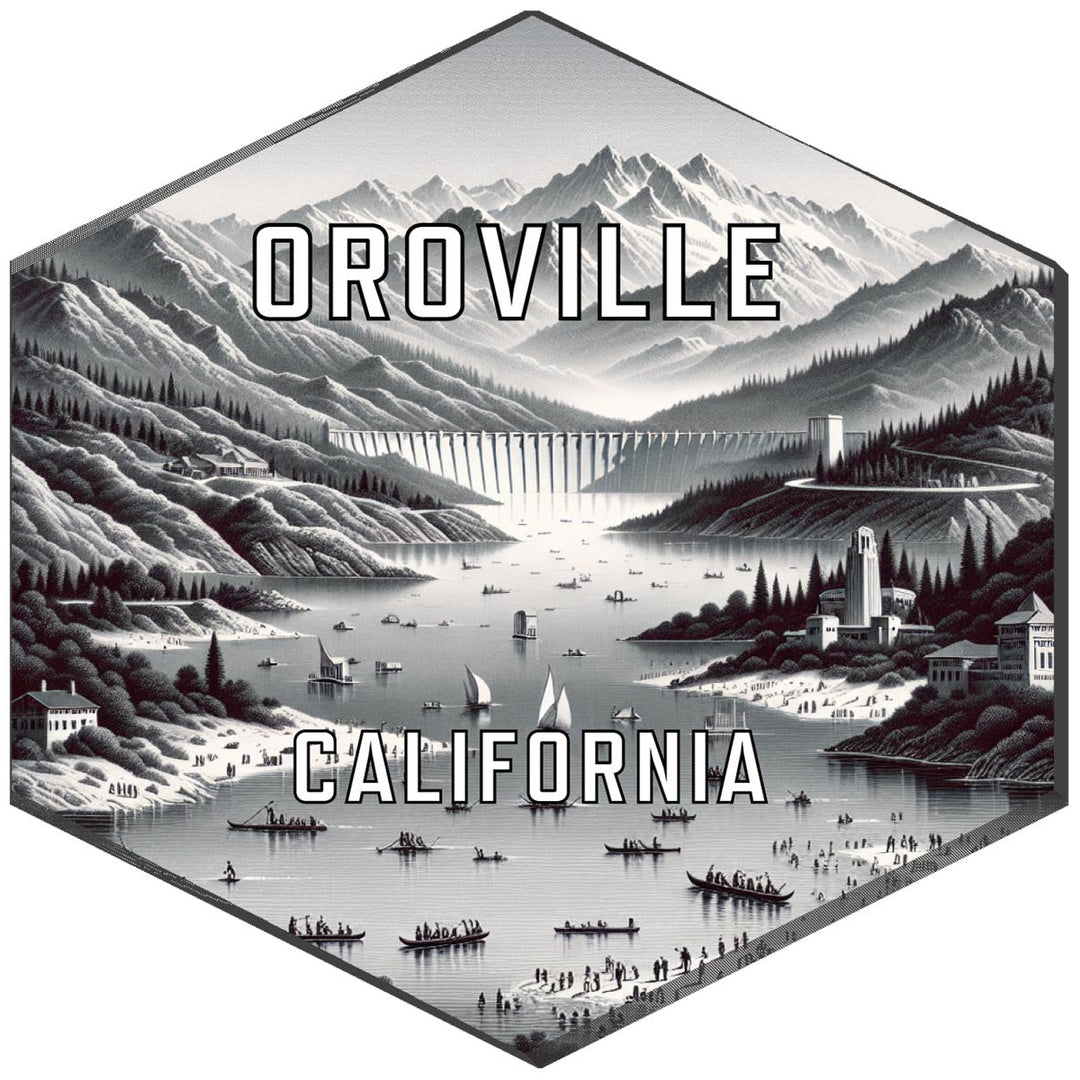 Oroville California Travel Destination Souvenir Vinyl Decal Sticker Image 1