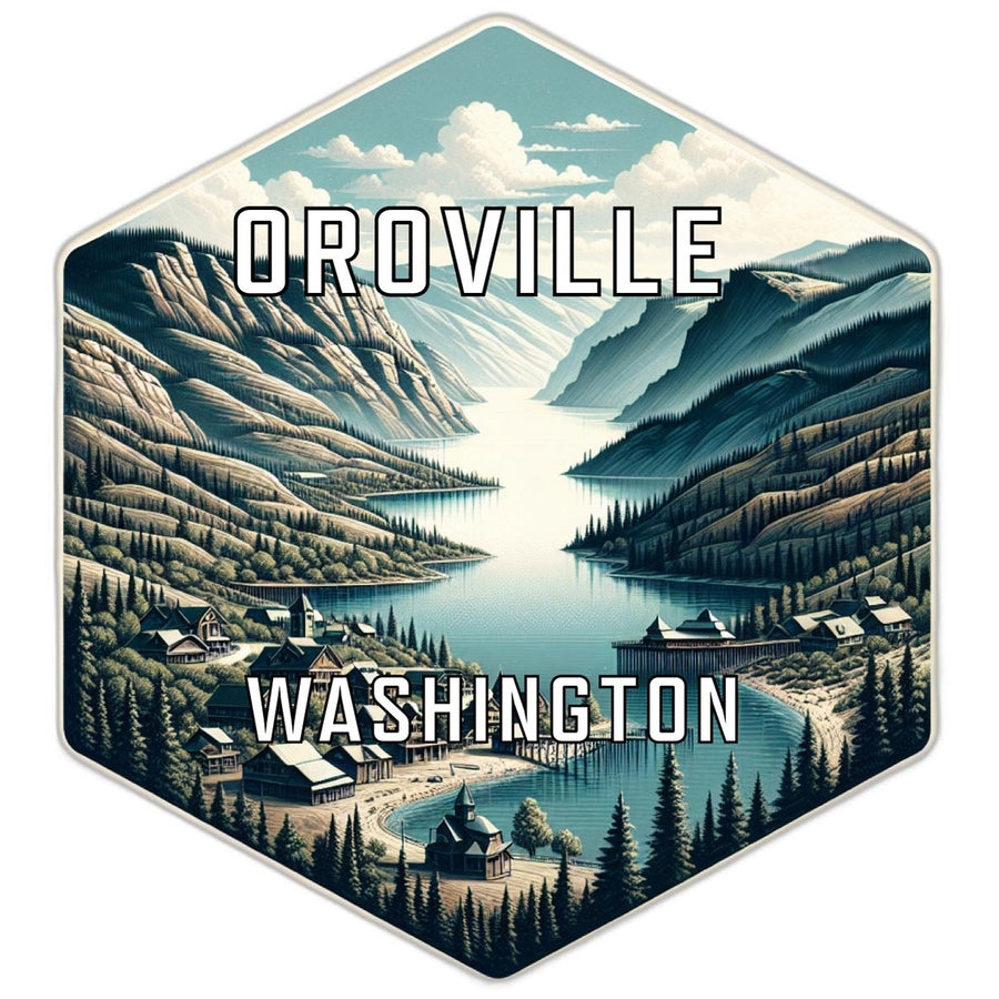 Oroville Washington Travel Destination Souvenir Vinyl Decal Sticker Image 1