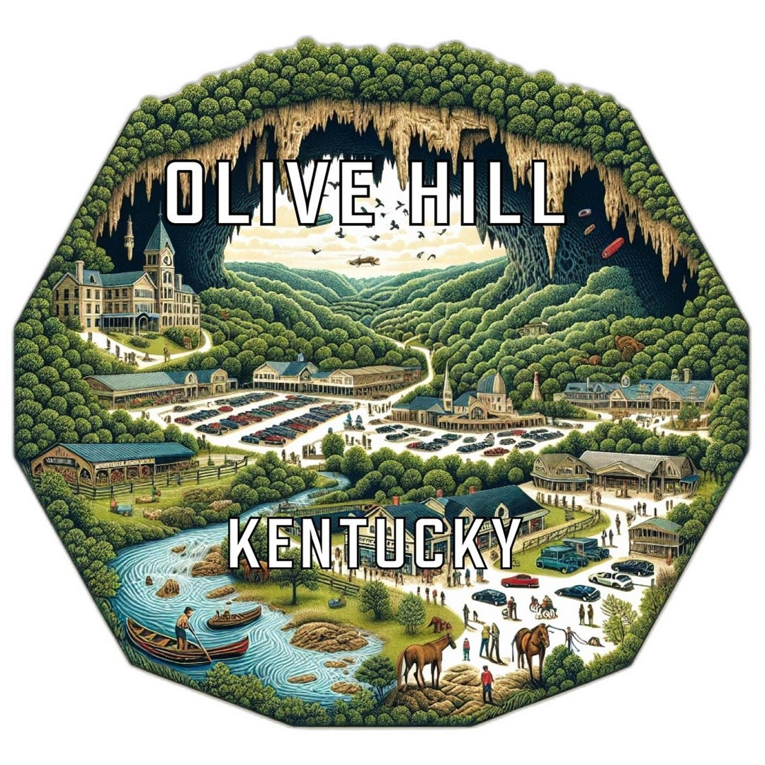 Olive Hill Kentucky Travel Destination Souvenir Vinyl Decal Sticker Image 1