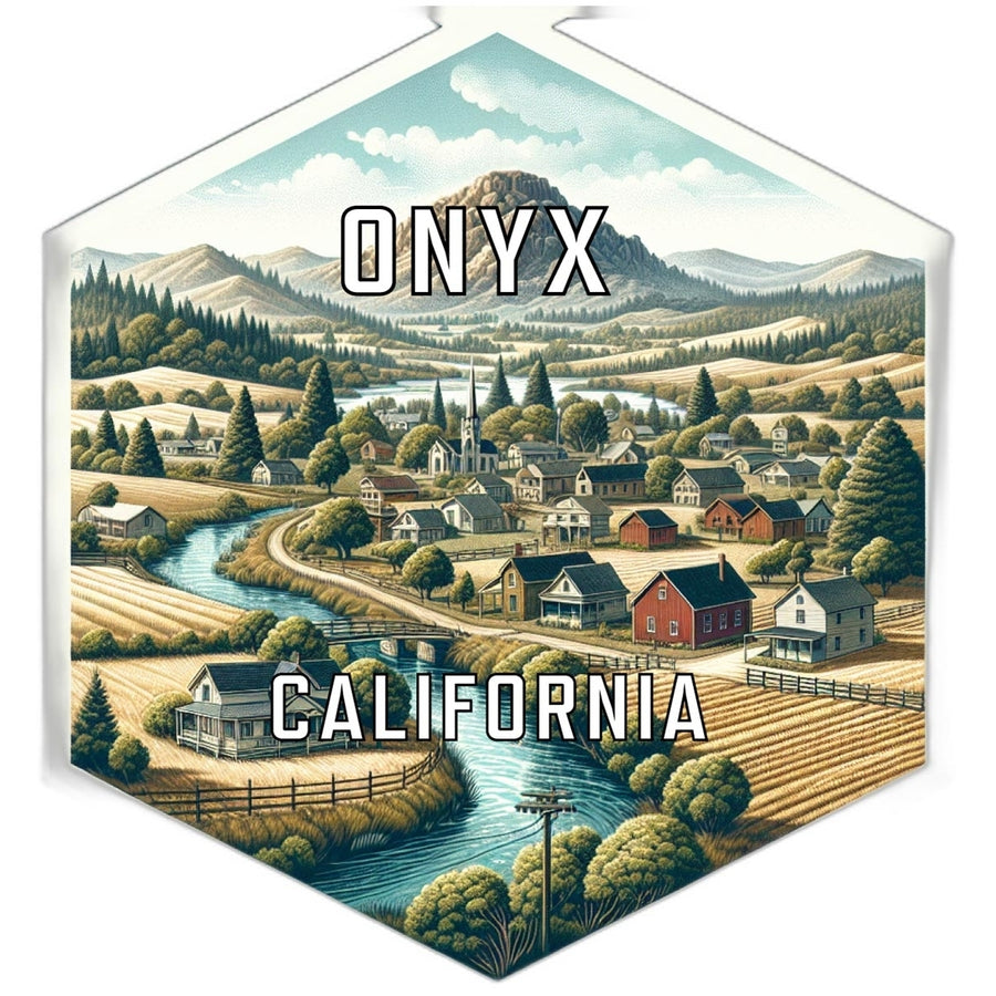 Onyx California Travel Destination Souvenir Vinyl Decal Sticker Image 1