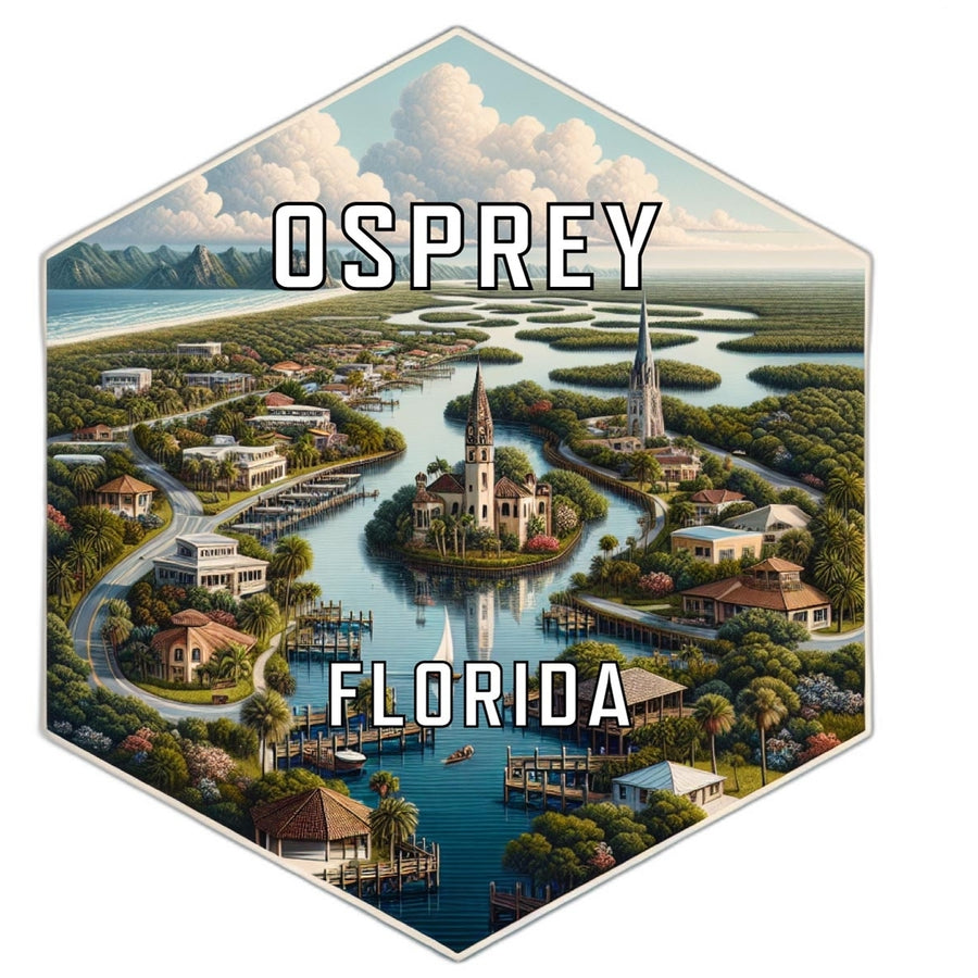 Osprey Florida Travel Destination Souvenir Vinyl Decal Sticker Image 1