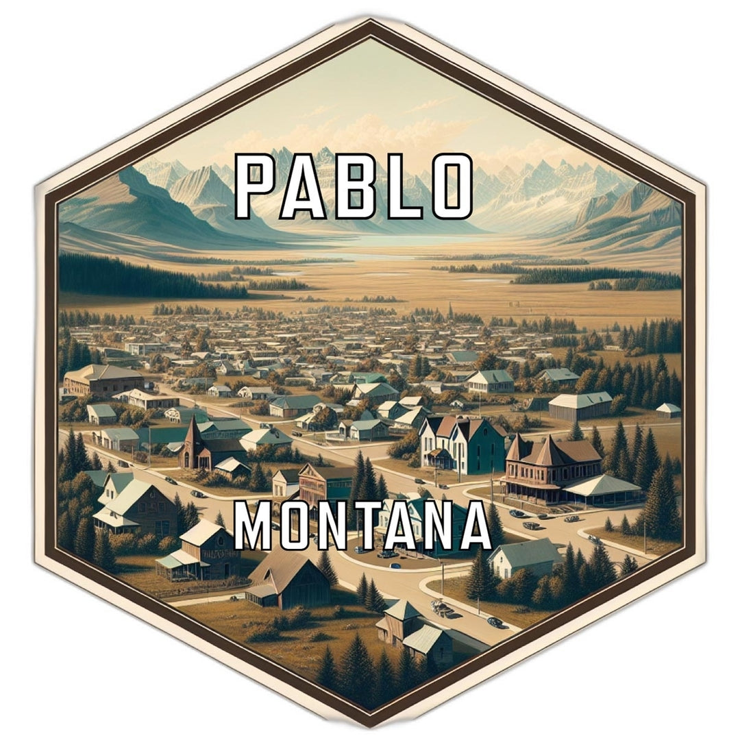 Pablo Montana Travel Destination Souvenir Vinyl Decal Sticker Image 1