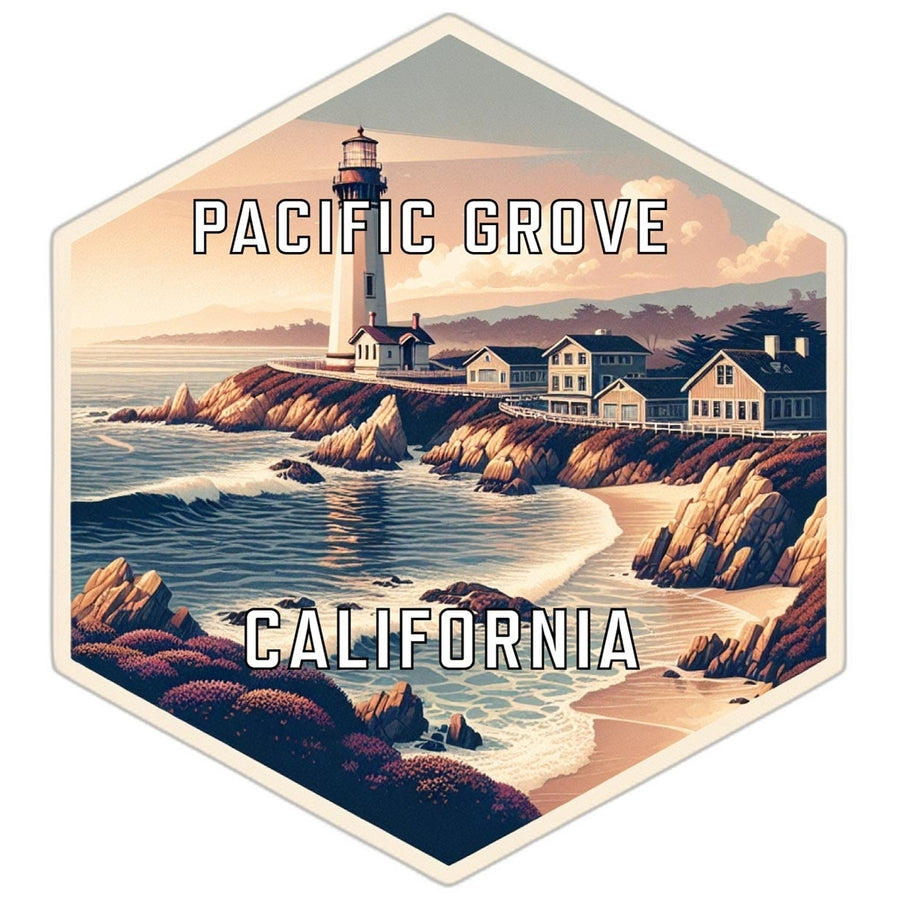 Pacific Grove California Travel Destination Souvenir Vinyl Decal Sticker Image 1