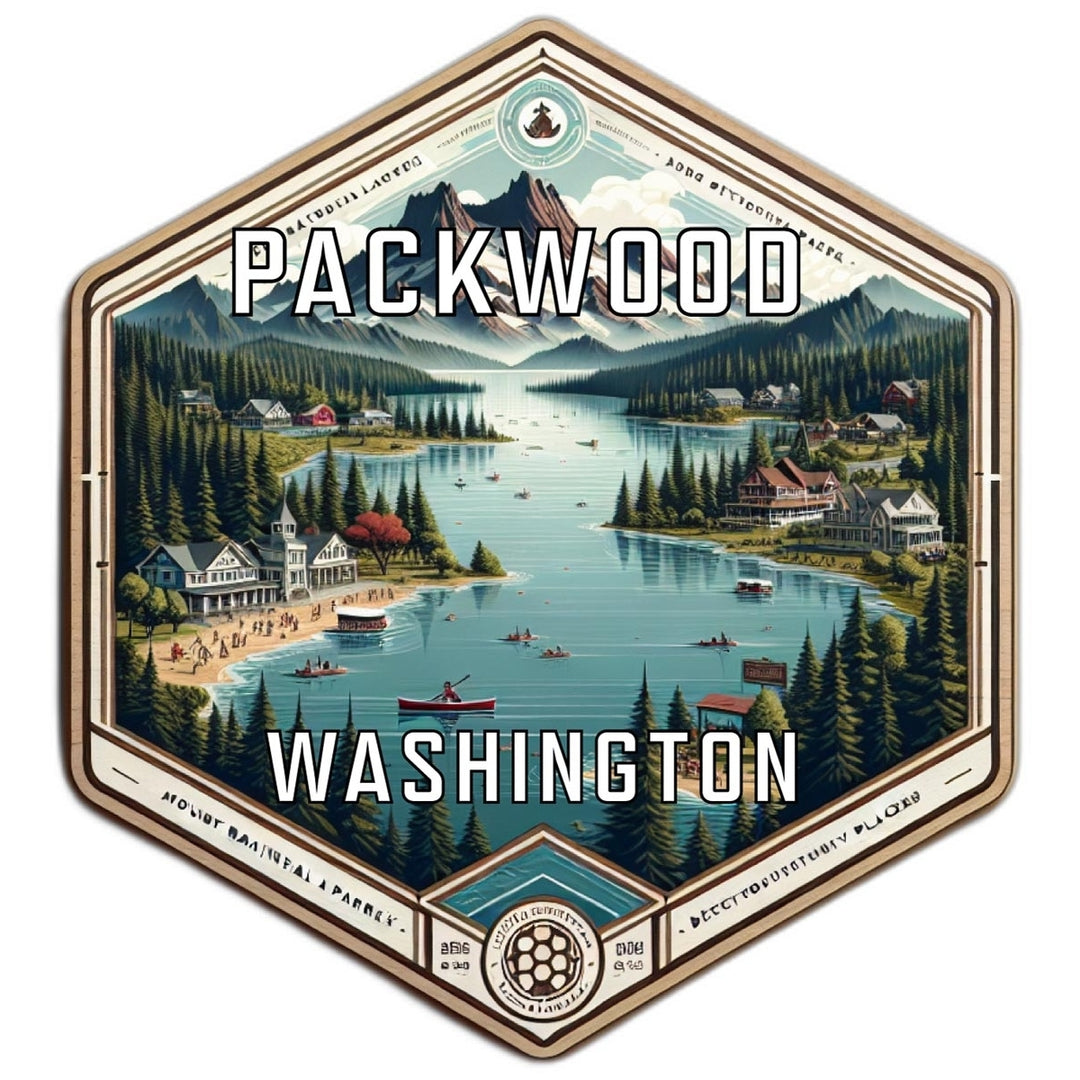 Packwood Washington Travel Destination Souvenir Vinyl Decal Sticker Image 1