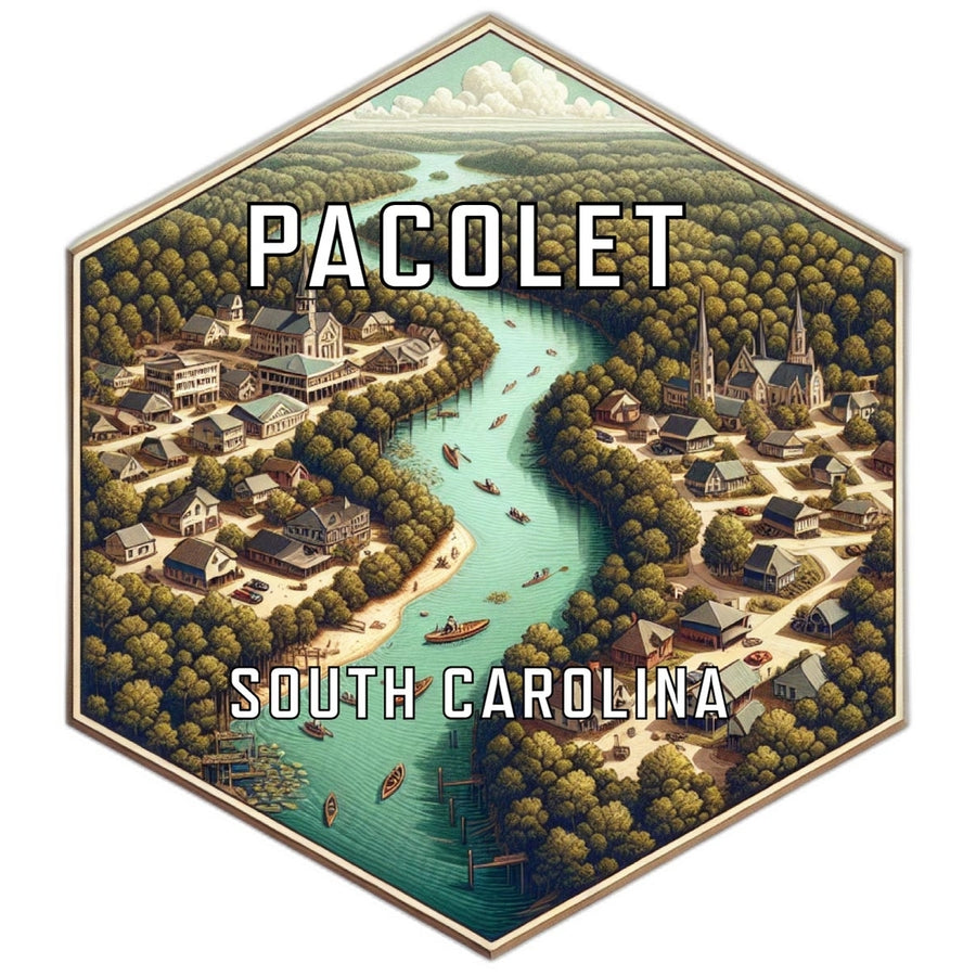 Pacolet South Carolina Travel Destination Souvenir Vinyl Decal Sticker Image 1