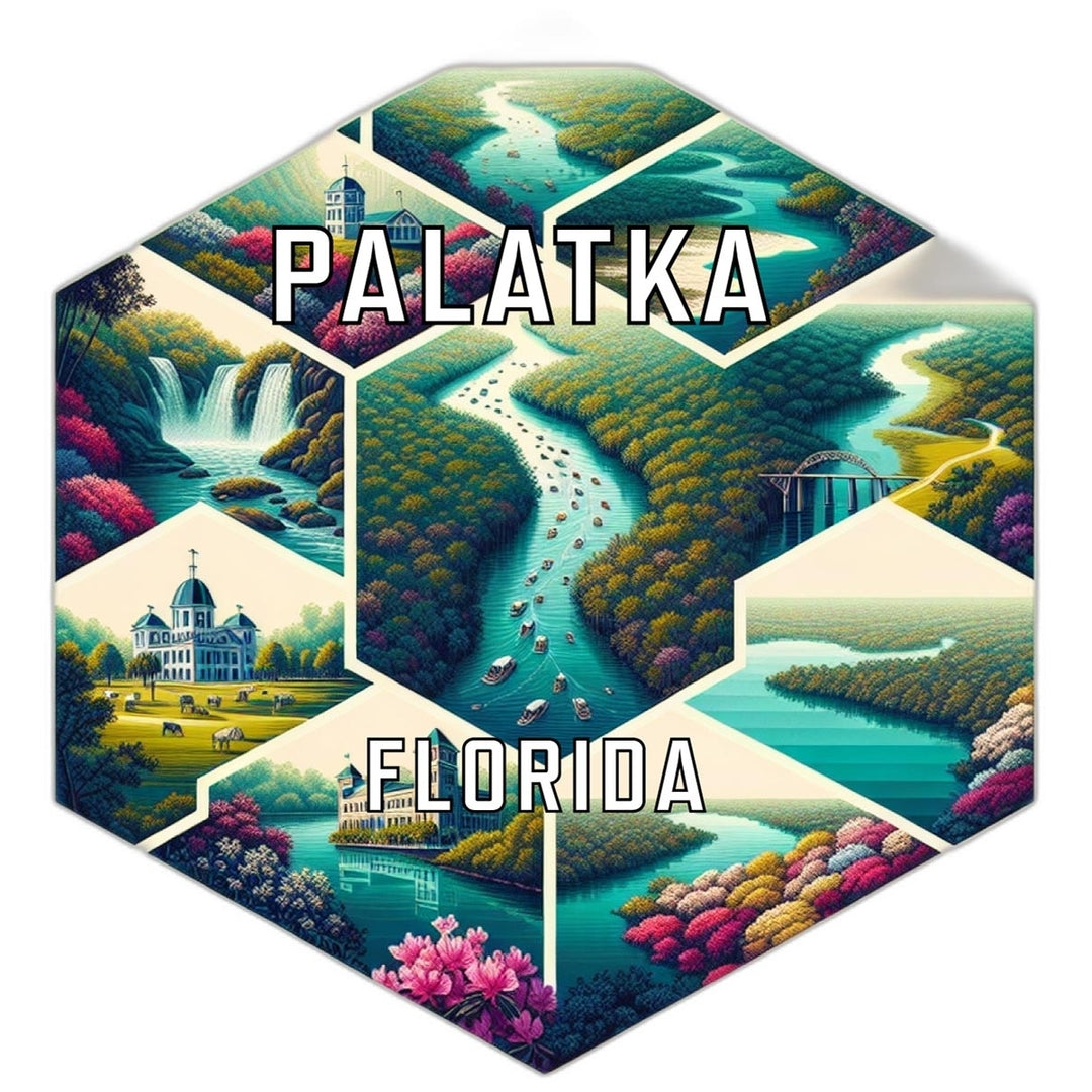 Palatka Florida Travel Destination Souvenir Vinyl Decal Sticker Image 1