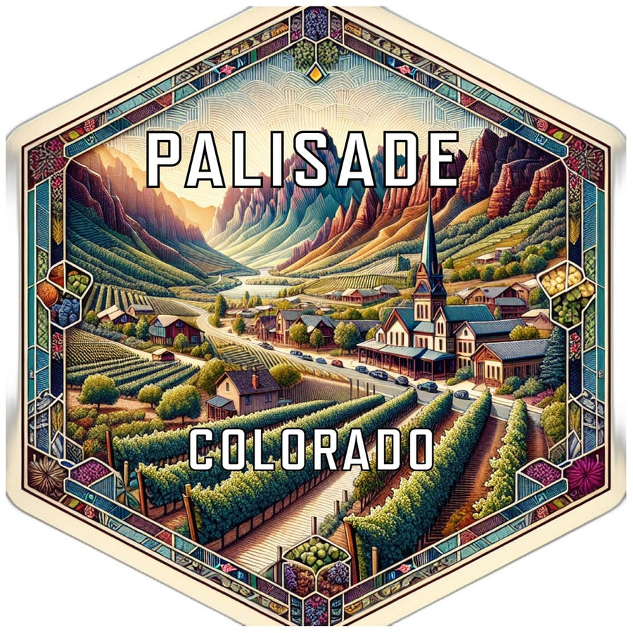 Palisade Colorado Travel Destination Souvenir Vinyl Decal Sticker Image 1