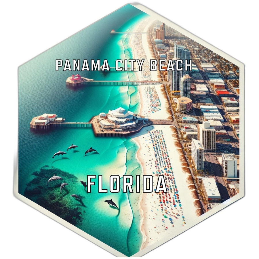 Panama City Beach Florida Travel Destination Souvenir Vinyl Decal Sticker Image 1