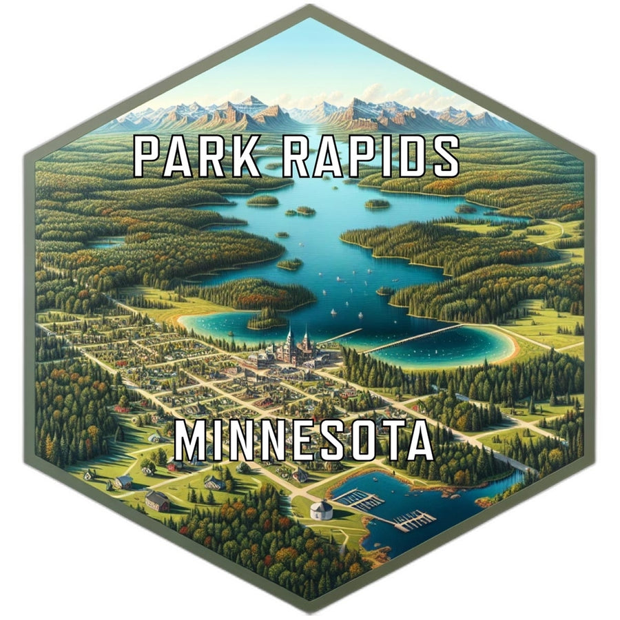 Park Rapids Minnesota Travel Destination Souvenir Vinyl Decal Sticker Image 1