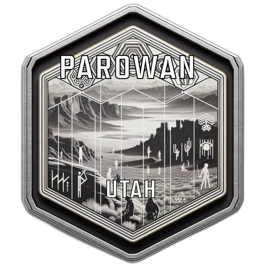 Parowan Utah Travel Destination Souvenir Vinyl Decal Sticker Image 1