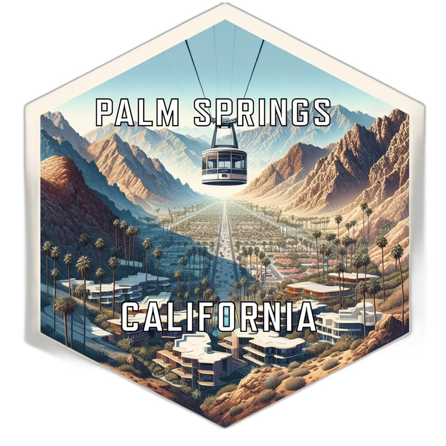 Palm Springs California Travel Destination Souvenir Vinyl Decal Sticker Image 1