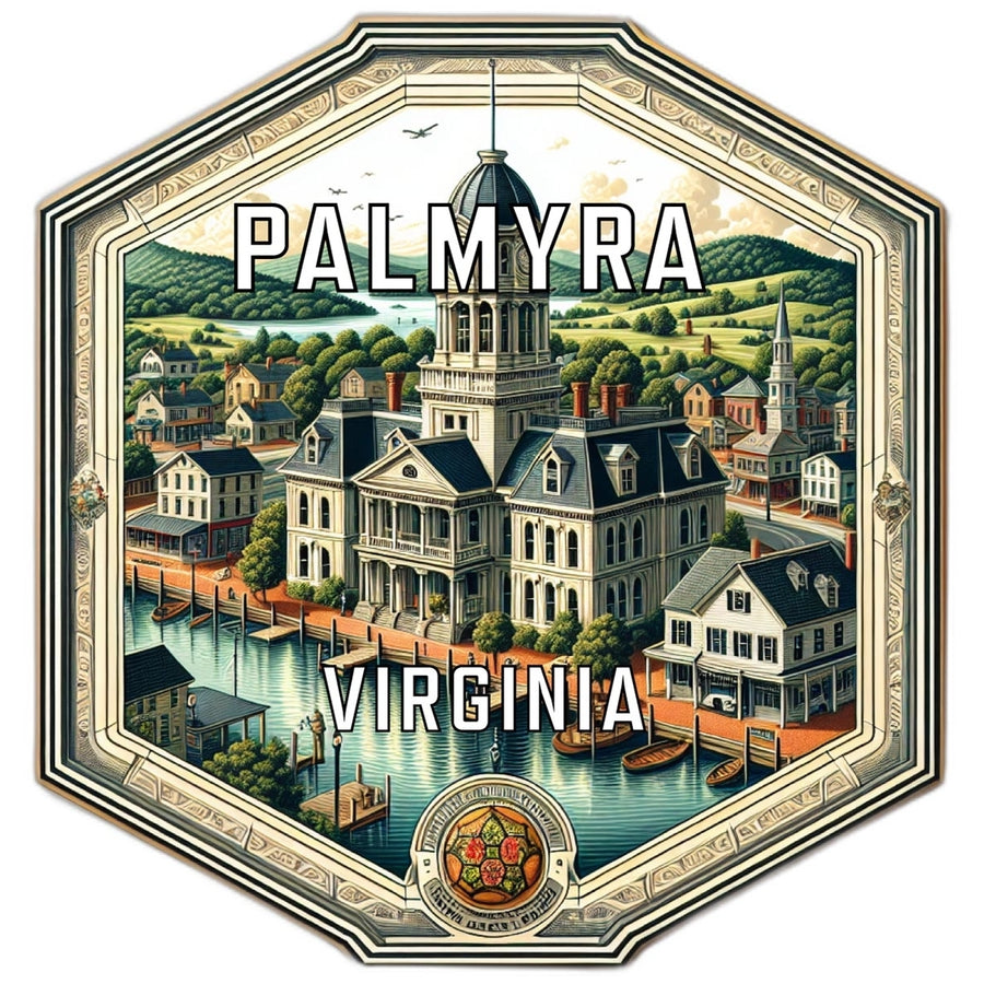 Palmyra Virginia Travel Destination Souvenir Vinyl Decal Sticker Image 1