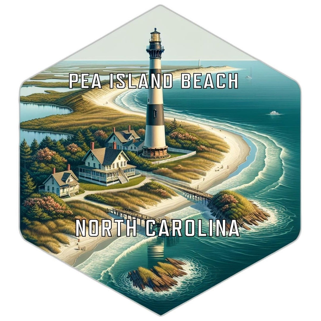 Pea Island Beach North Carolina Travel Destination Souvenir Vinyl Decal Sticker Image 1