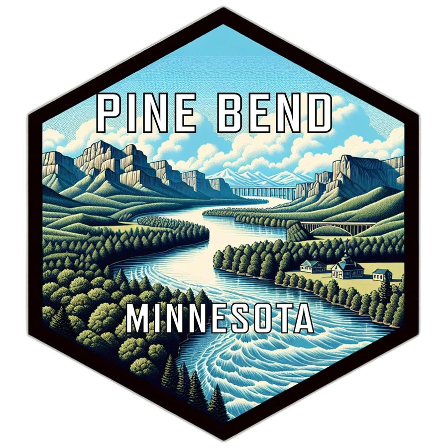 Pine Bend Minnesota Travel Destination Souvenir Vinyl Decal Sticker Image 1