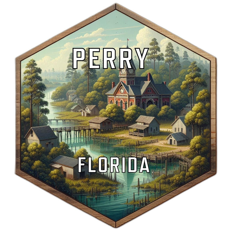 Perry Florida Travel Destination Souvenir Vinyl Decal Sticker Image 1