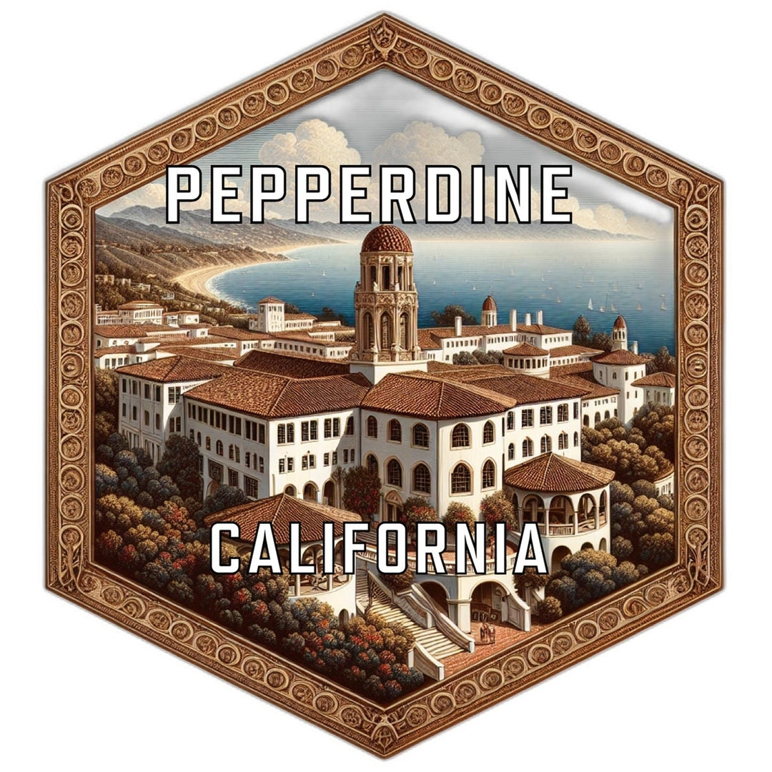 Pepperdine California Travel Destination Souvenir Vinyl Decal Sticker Image 1