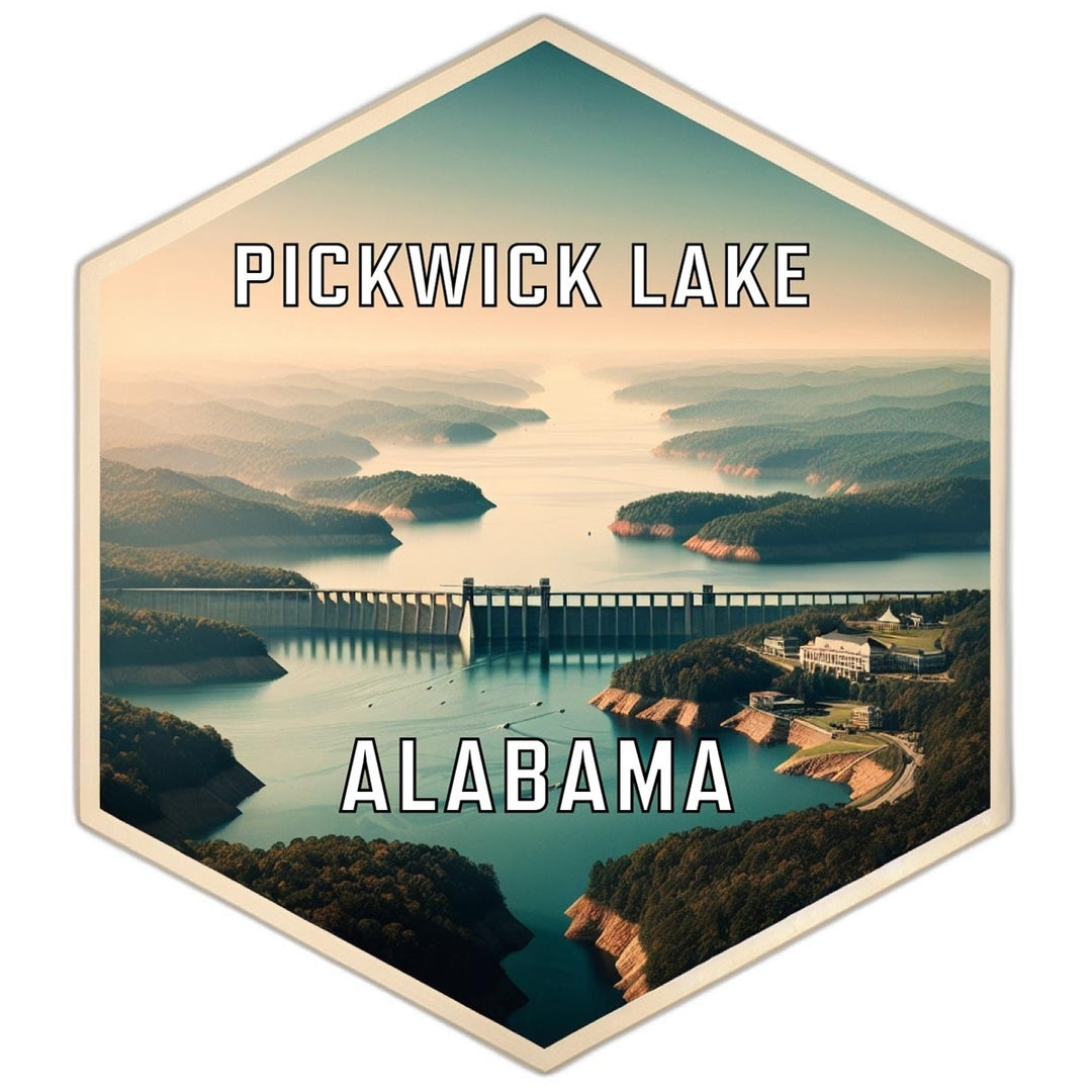 Pickwick Lake Alabama Travel Destination Souvenir Vinyl Decal Sticker Image 1