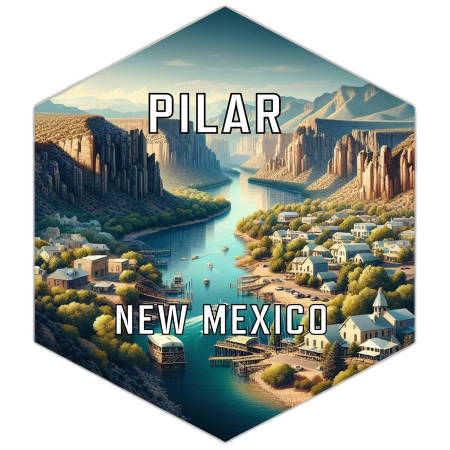 Pilar Mexico Travel Destination Souvenir Vinyl Decal Sticker Image 1