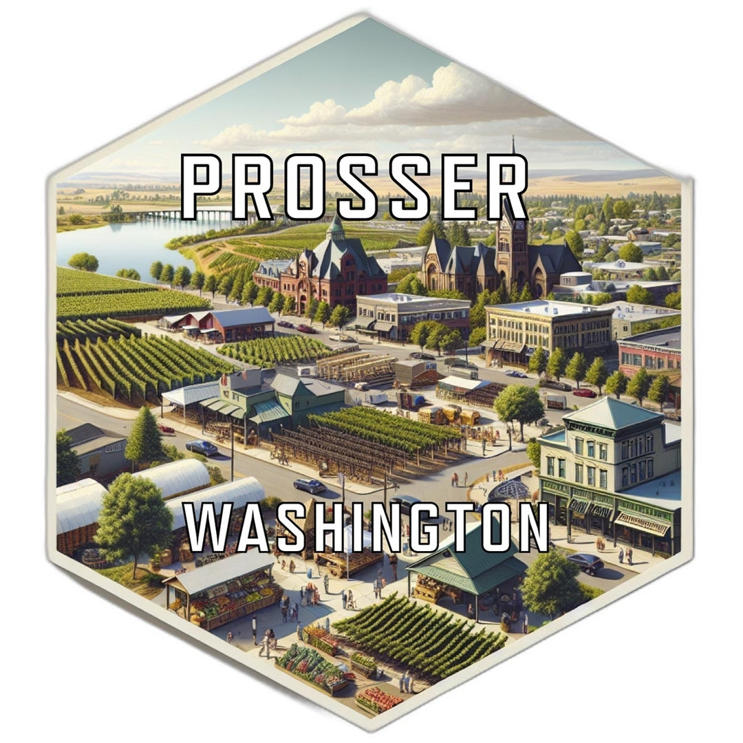 Prosser Washington Travel Destination Souvenir Vinyl Decal Sticker Image 1