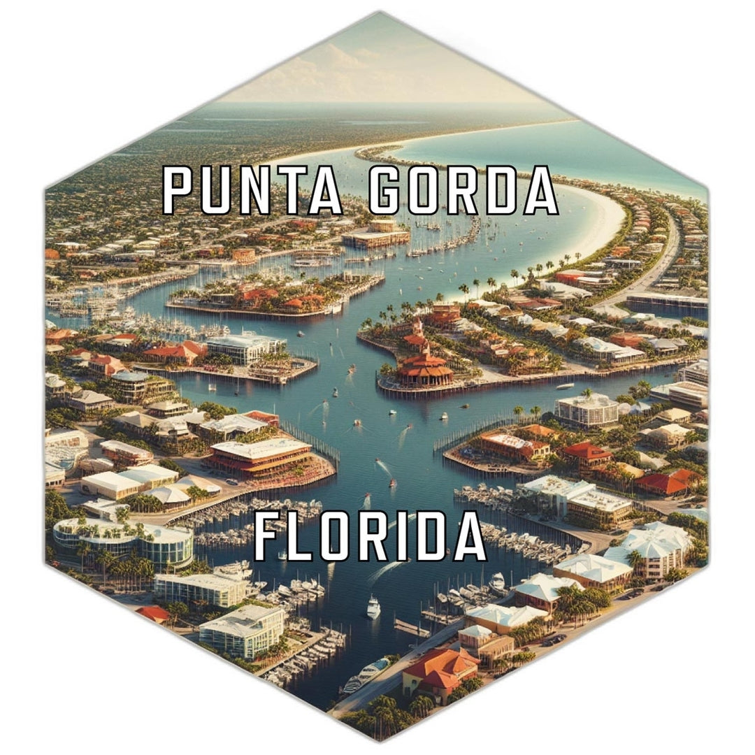 Punta Gorda Florida Travel Destination Souvenir Vinyl Decal Sticker Image 1