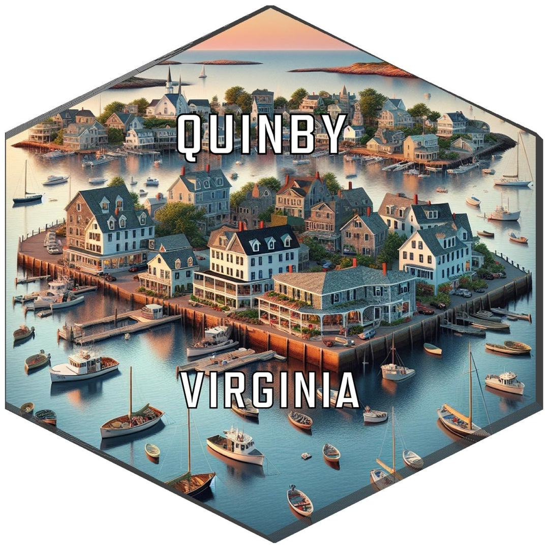 Quinby Virginia Travel Destination Souvenir Vinyl Decal Sticker Image 1