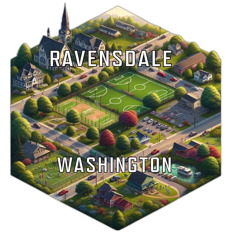 Ravensdale Washington Travel Destination Souvenir Vinyl Decal Sticker Image 1